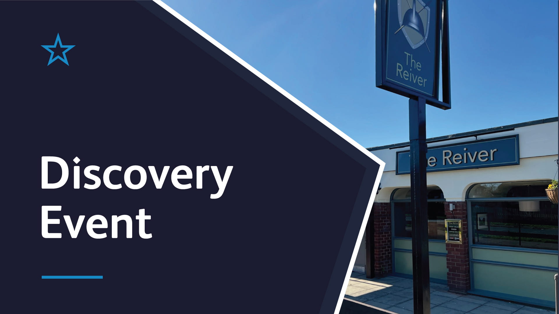 Discovery Event at The Reiver