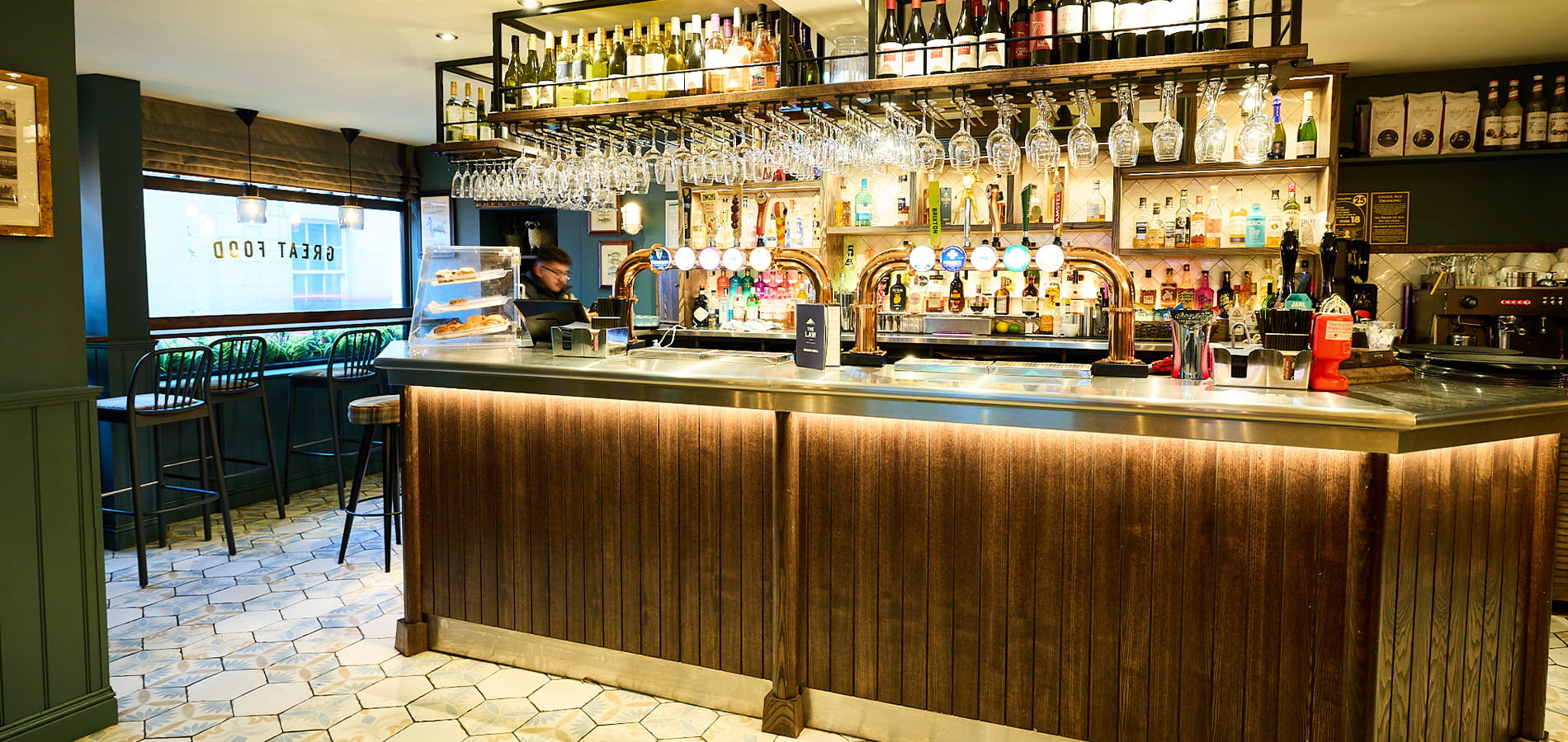 A newly refurbished pub