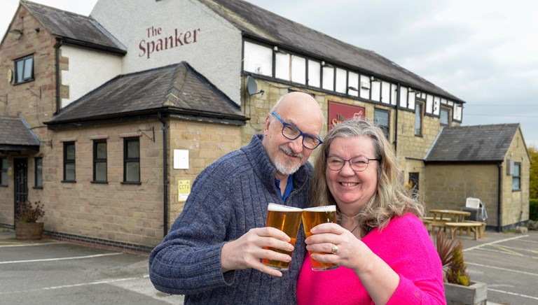 Cheers! New lease of life for Derbyshire village's only pub