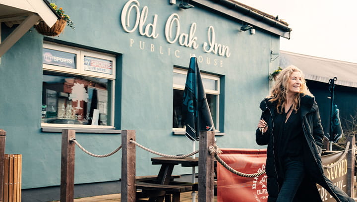 Lady with keys to her first pub