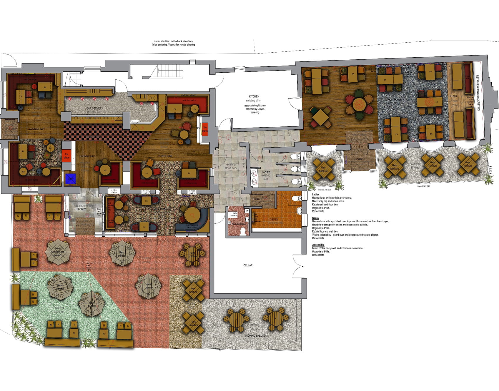 Waggon and Horses Floorplan