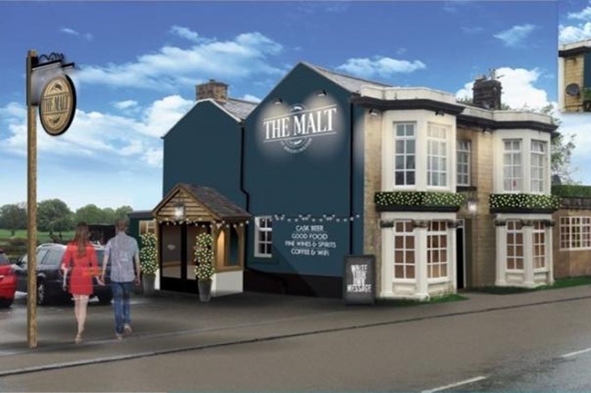 Malt Shovel Inn Bradford exterior view