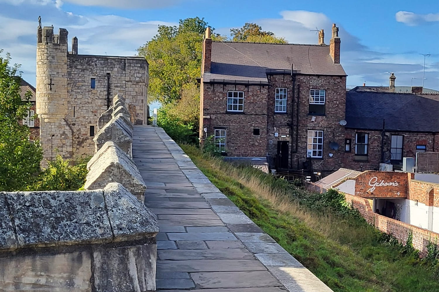 Gibsons - Back of pub taken from York City Walls