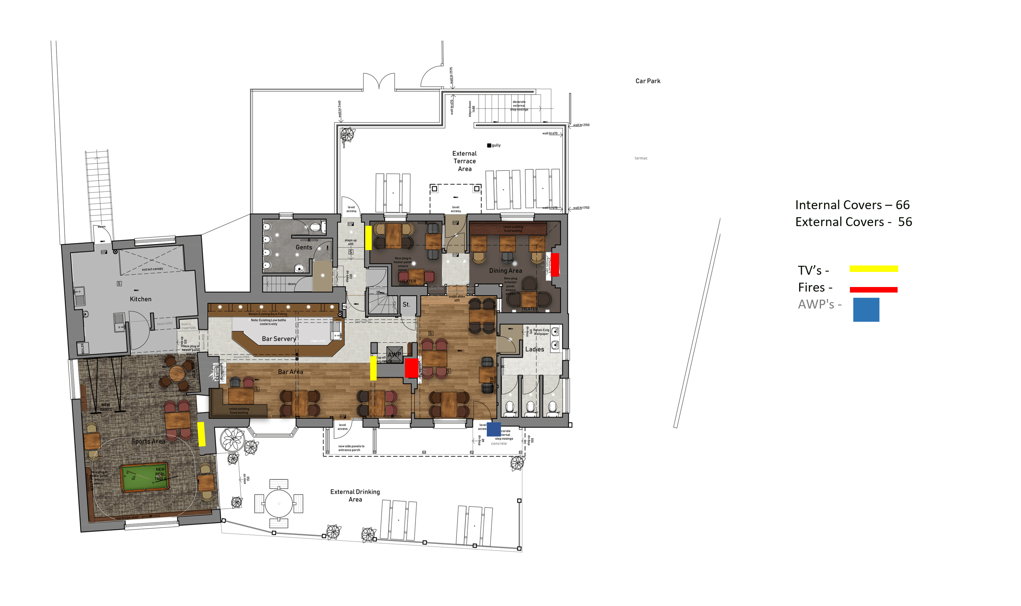 Bear & Ragged Farnham Floor Plan
