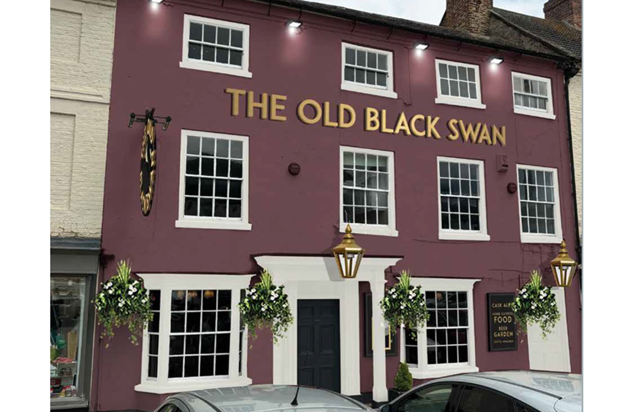 Old Black Swan Front 2025