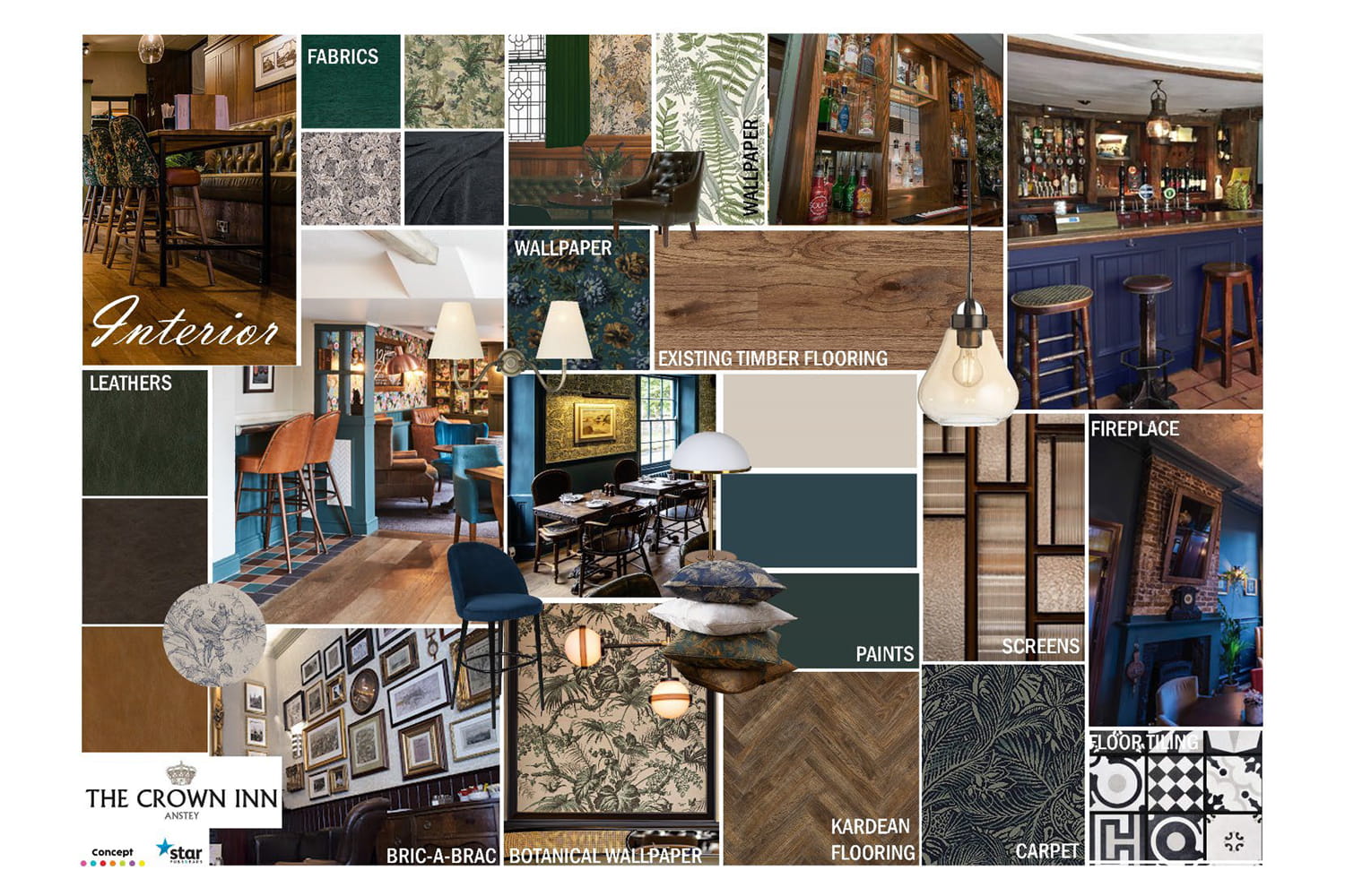 Crown Inn Capex Moodboard 1