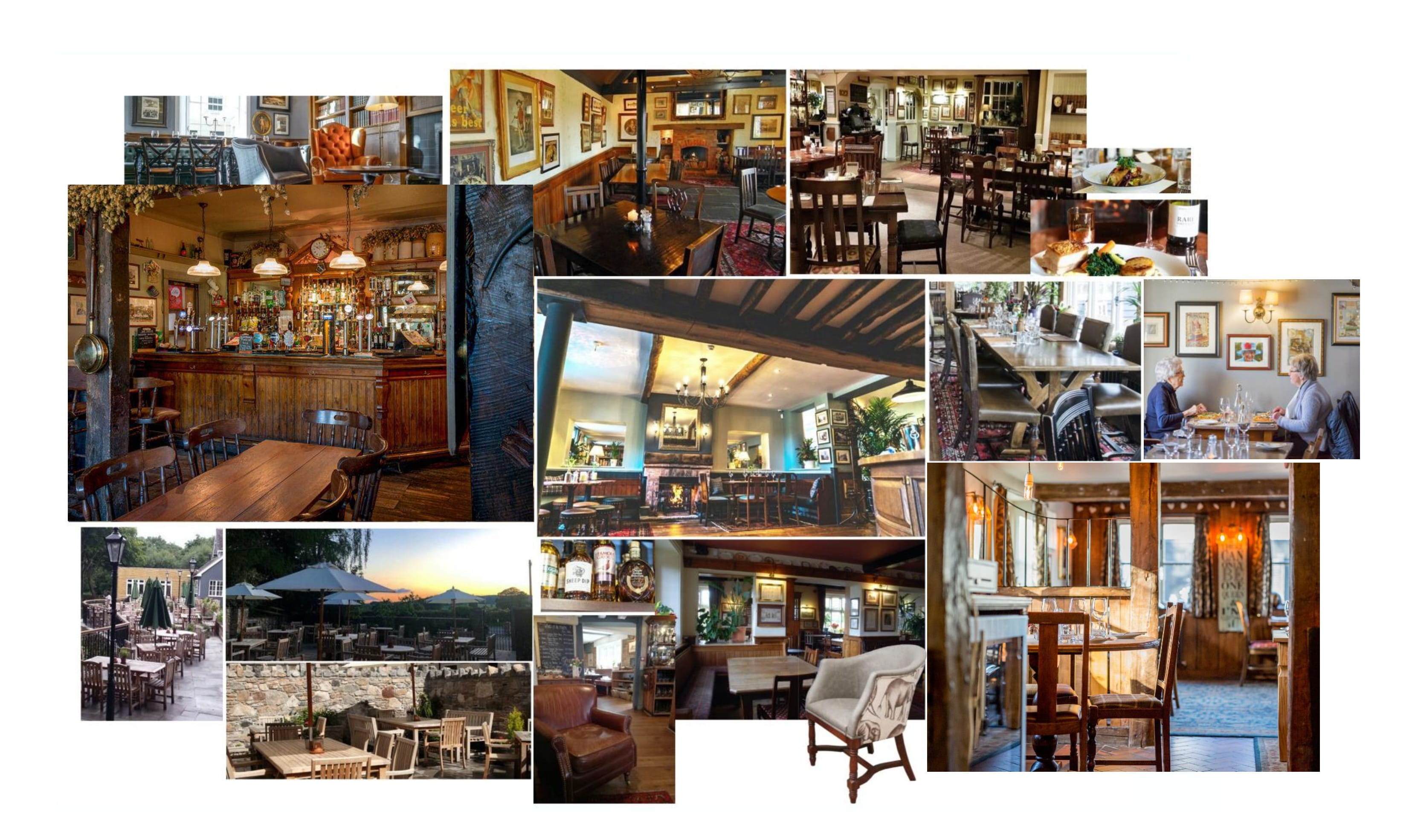 Cock Inn Sibson Nuneaton Internal Mood Board