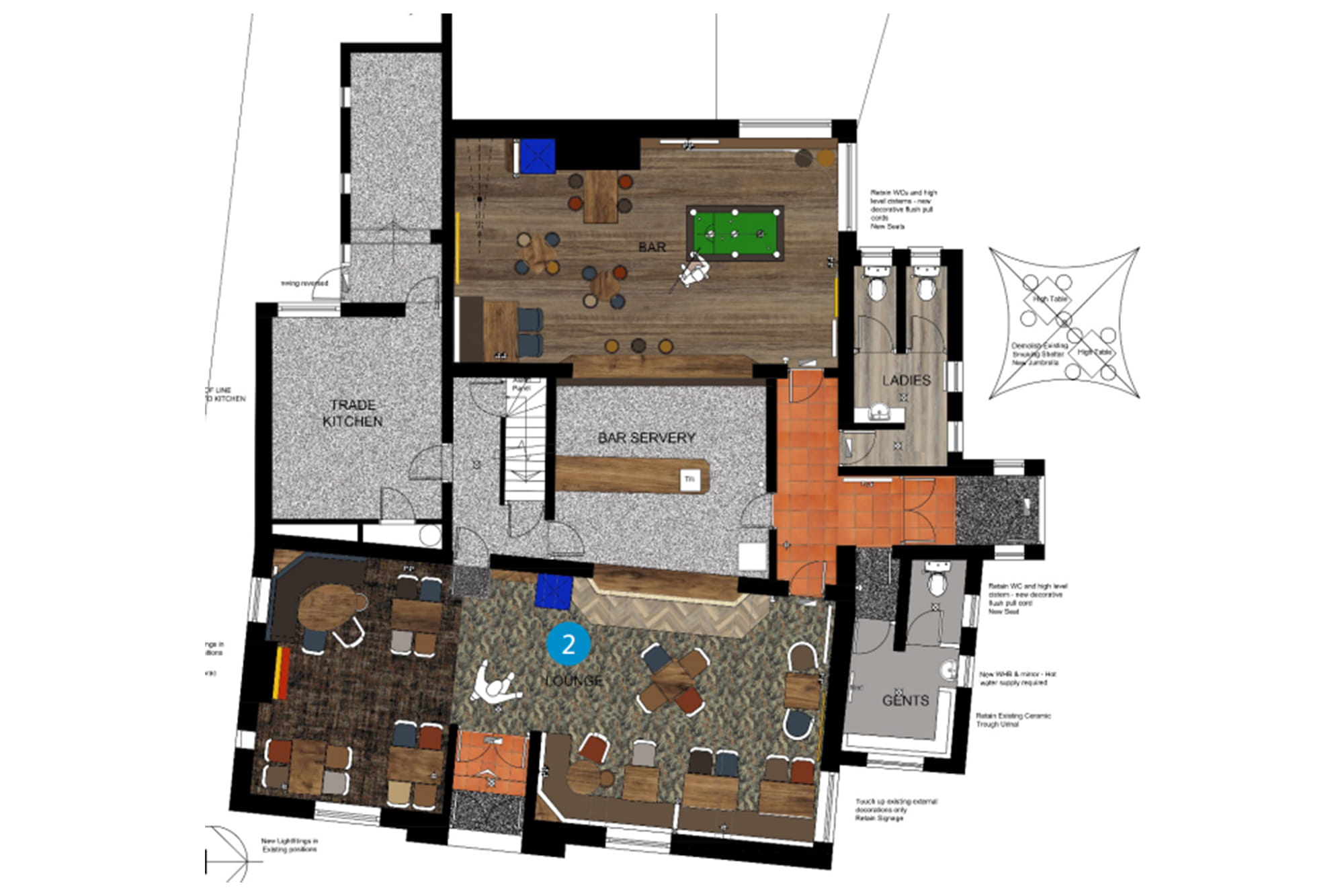 Fox Hounds Floorplan