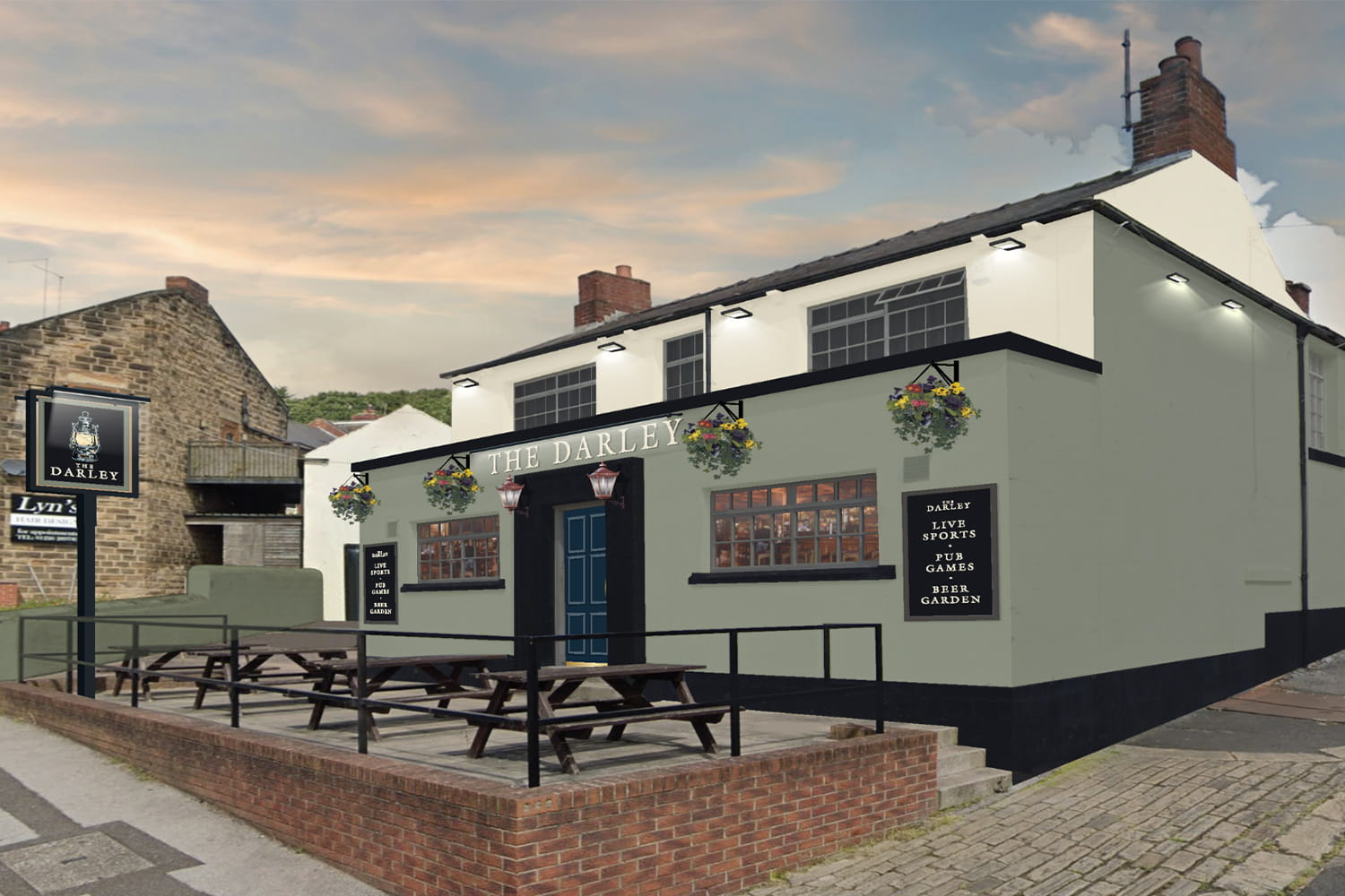 The Darley planned refurbishment external